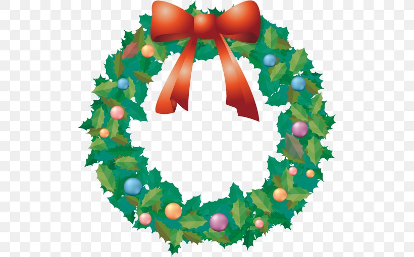 Wreath Leaf Clip Art Christmas Day Christmas Ornament, PNG, 512x510px, Wreath, Christmas Day, Christmas Decoration, Christmas Ornament, Decor Download Free