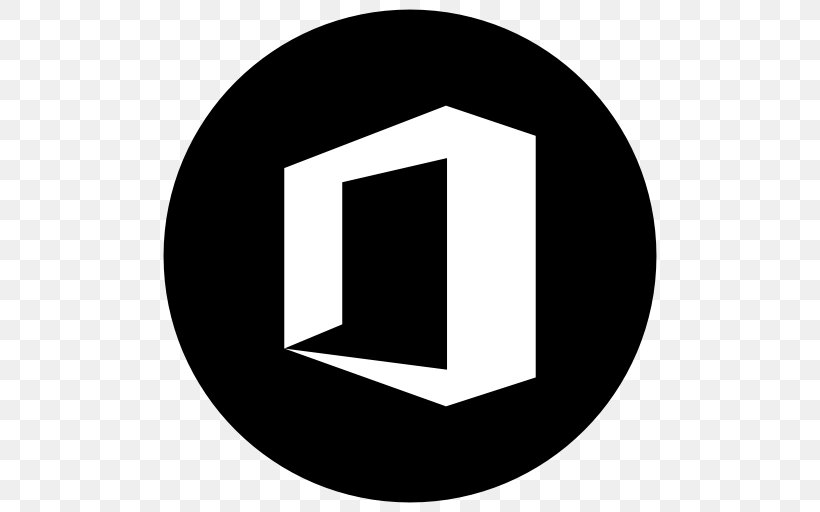 Microsoft Office 365 Microsoft Office 2016 Microsoft Office 2019, PNG, 512x512px, Microsoft Office 365, Black And White, Brand, Computer Software, Logo Download Free