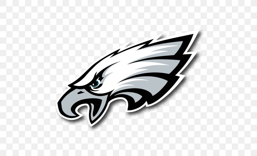 Philadelphia Eagles NFL Atlanta Falcons Dallas Cowboys Minnesota Vikings, PNG, 500x500px, Philadelphia Eagles, American Football, Atlanta Falcons, Automotive Design, Beak Download Free