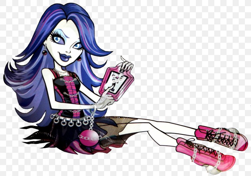 Monster High Barbie Ghost Ever After High Enchantimals, PNG, 1280x900px, Watercolor, Cartoon, Flower, Frame, Heart Download Free