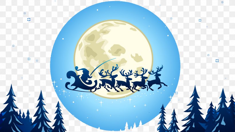 Santa Claus Christmas Eve Clip Art, PNG, 1920x1080px, Santa Claus, Biblical Magi, Blue, Brand, Christmas Download Free