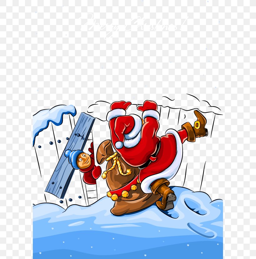 Santa Claus Christmas Illustration, PNG, 610x829px, Santa Claus, Art, Cartoon, Christmas, Christmas Tree Download Free
