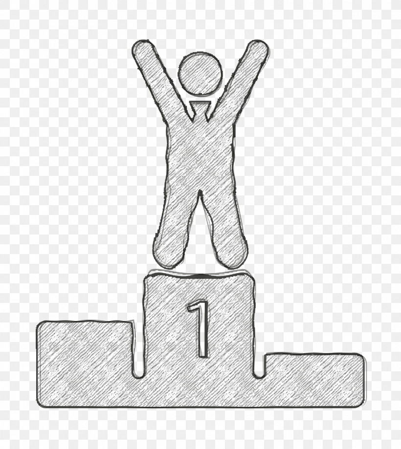 Workers Icon Winner Celebrating On Podium Icon Podium Icon, PNG, 1120x1256px, Workers Icon, Biology, Black, Black And White, Chemical Symbol Download Free