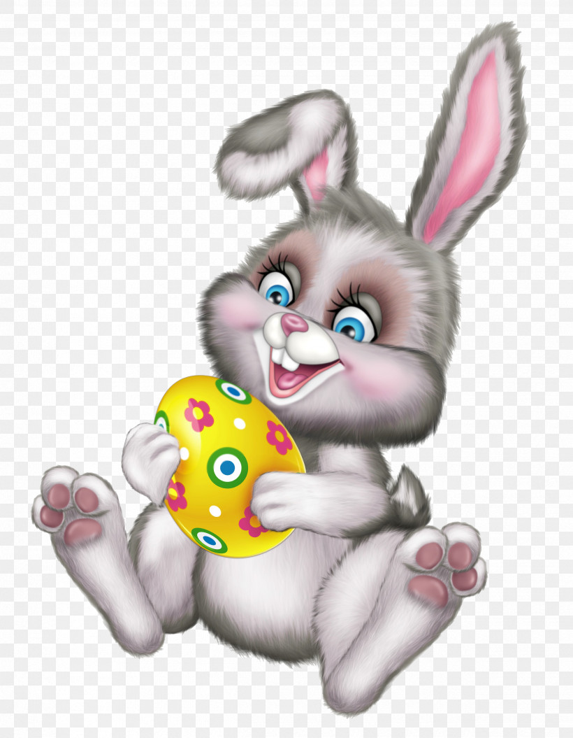Easter Bunny, PNG, 2495x3212px, Cartoon, Ear, Easter Bunny, Nose, Rabbit Download Free