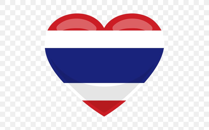 Flag Of Thailand Thai Language National Flag, PNG, 512x512px, Thailand, Flag, Flag Of Thailand, Heart, Love Download Free