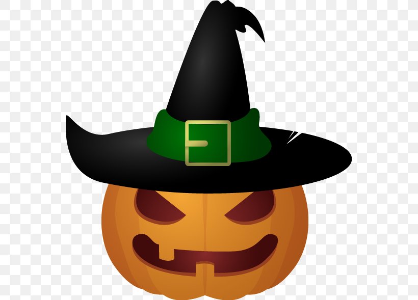 Jack-o-lantern Halloween Pumpkin Vecteur, PNG, 561x589px, Jackolantern, Drawing, Fictional Character, Halloween, Hat Download Free