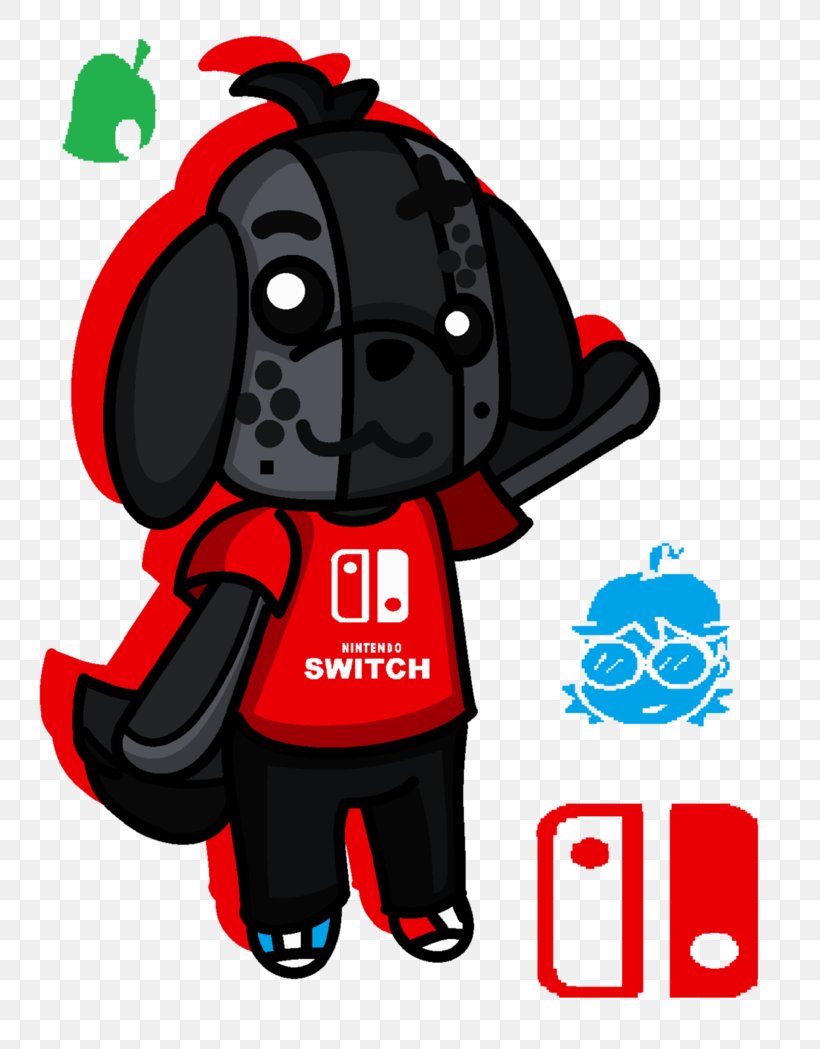 Nintendo Switch Dog Animal Crossing Super Smash Bros.™ Ultimate, PNG, 761x1049px, Nintendo Switch, Animal, Animal Crossing, Art, Cartoon Download Free