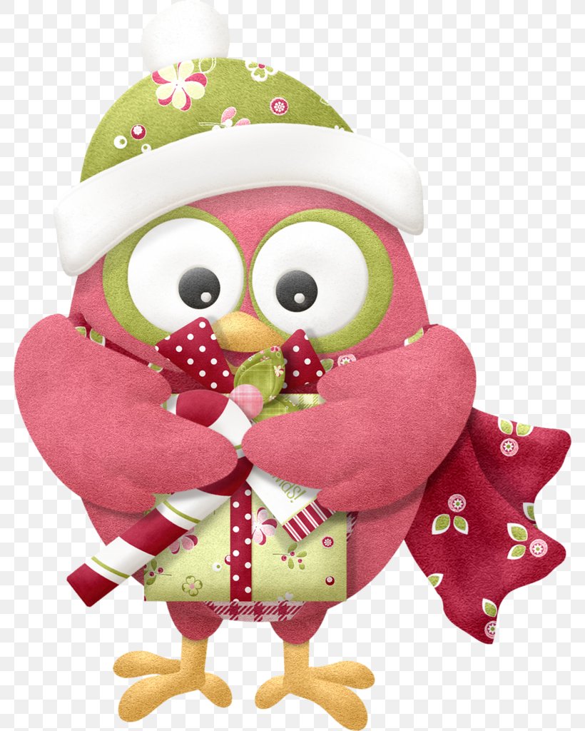 Owl Bird Christmas Day Clip Art, PNG, 782x1024px, Owl, Barn Owl, Bird, Cartoon, Christmas Day Download Free