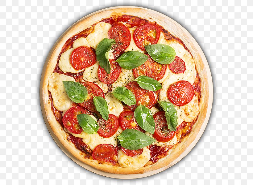 Pizza Margherita Vegetarian Cuisine Shnitz N Fritz Italian Cuisine, PNG, 600x598px, Pizza, American Food, Appetizer, California Style Pizza, Cuisine Download Free