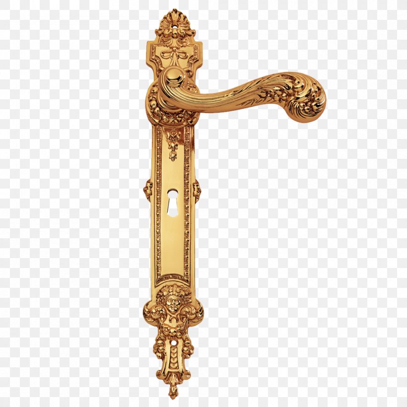 Brass Door Handle Italy Baroque, PNG, 1000x1000px, Brass, Baroque, Copper, Door, Door Handle Download Free