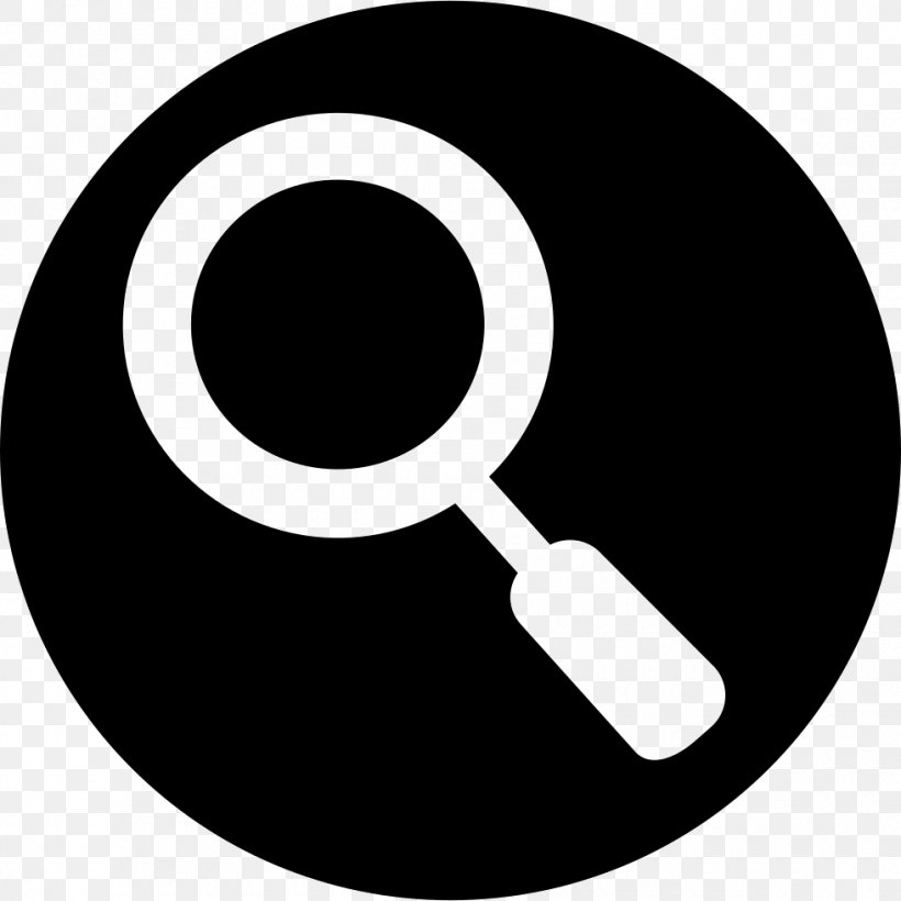 Magnifying Glass The Noun Project Image, PNG, 980x980px, Magnifying Glass, Black And White, Brand, Data, Icon Design Download Free