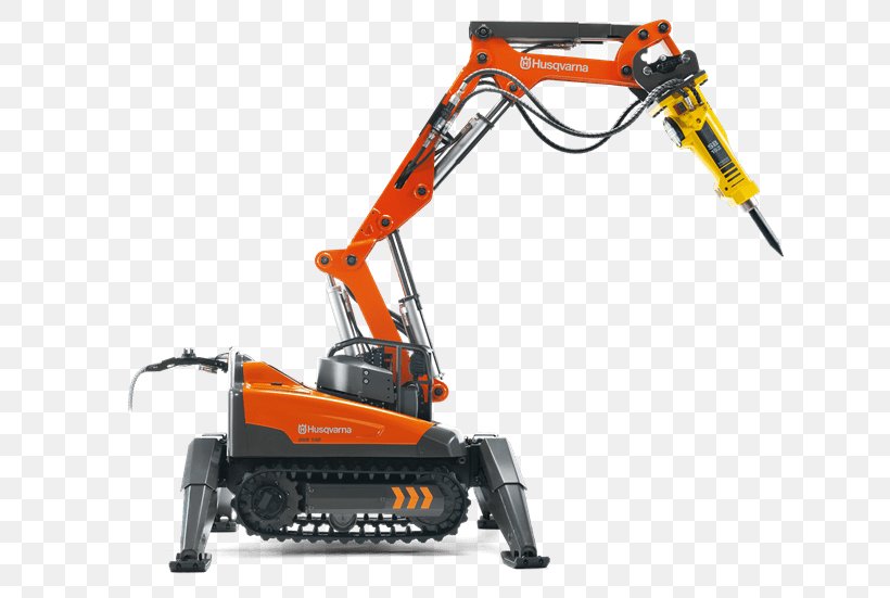 Husqvarna Group Robot Demolition Machine Tool, PNG, 680x551px, Husqvarna Group, Architectural Engineering, Augers, Breaker, Construction Equipment Download Free