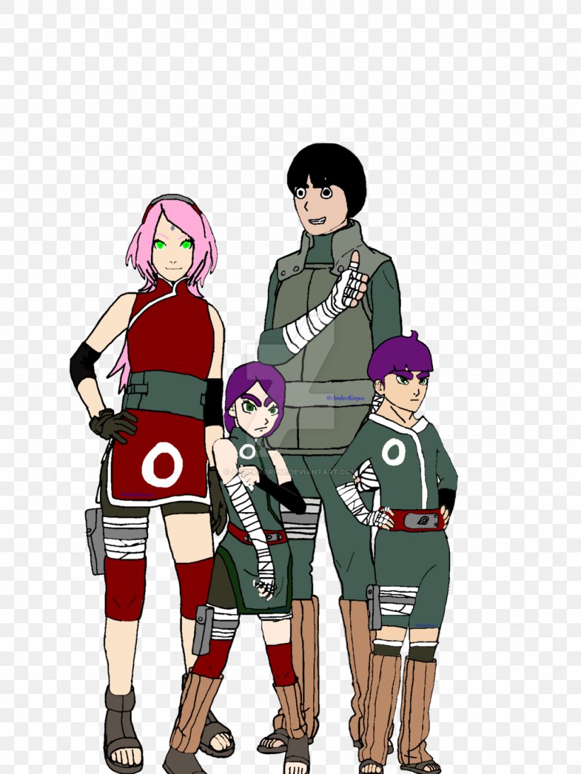 Rock Lee Sakura Haruno Sarada Uchiha Kakashi Hatake Sasuke Uchiha, PNG ...