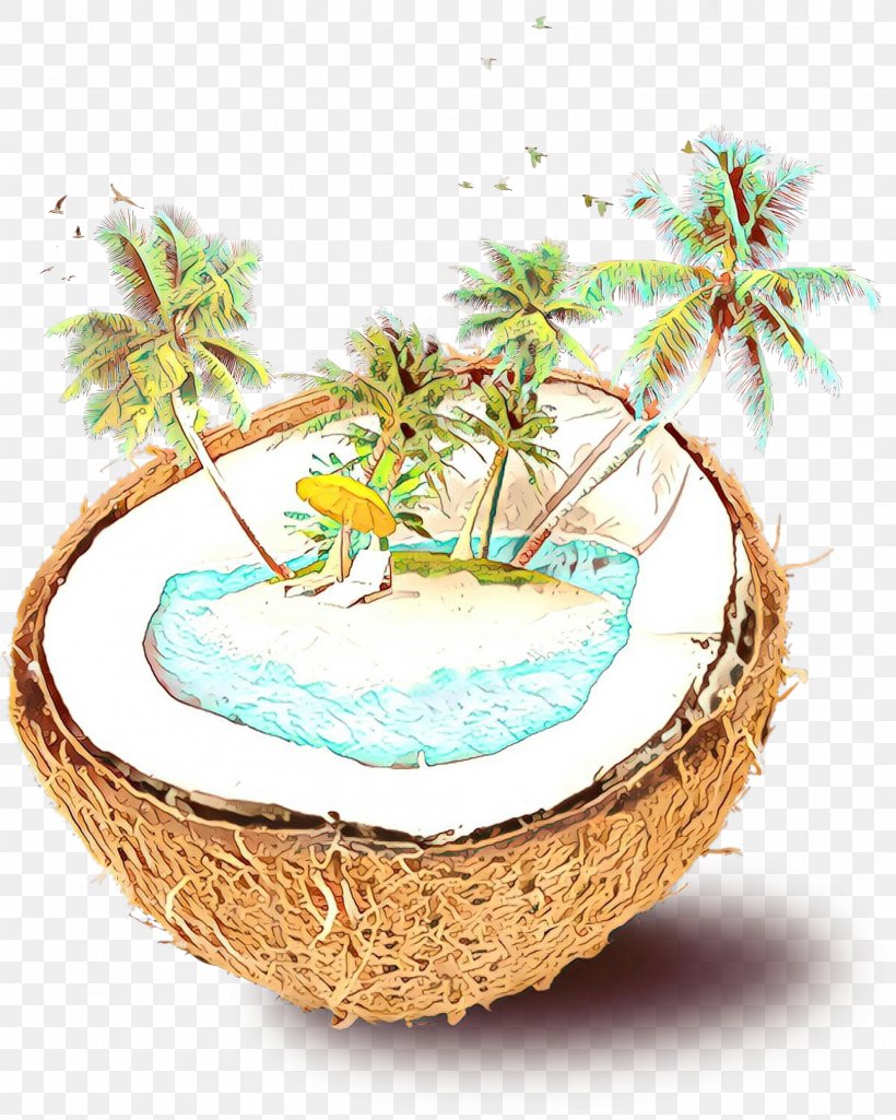Coconut Tree Cartoon, PNG, 1988x2487px, Cartoon, Beach, Bird Nest ...