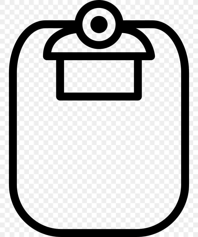Clip Art Clipboard, PNG, 746x980px, Clipboard, Area, Black And White, Icon Design, Monochrome Photography Download Free