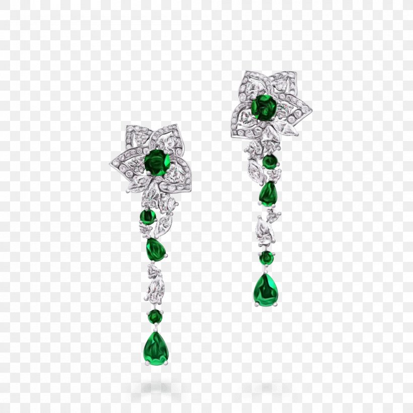 Emerald Earring Gemstone Jewellery Diamond, PNG, 1000x1000px, Emerald, Alexandrite, Birthstone, Body Jewelry, Diamond Download Free