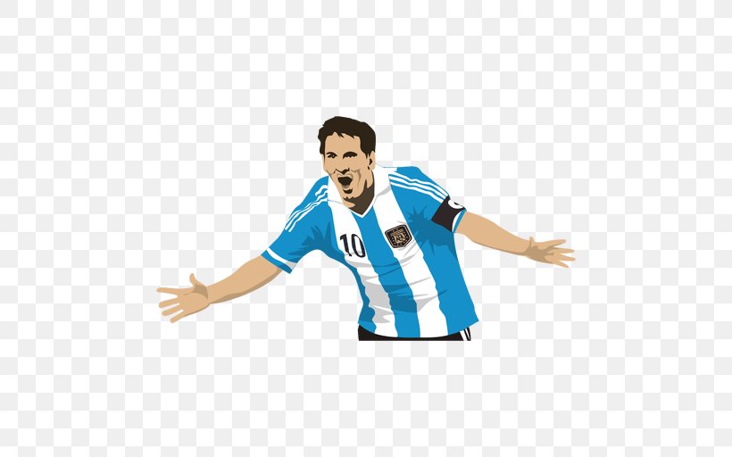 Argentina National Football Team FC Barcelona Football Player Art, PNG, 512x512px, Argentina National Football Team, Arm, Art, Ball, Blue Download Free