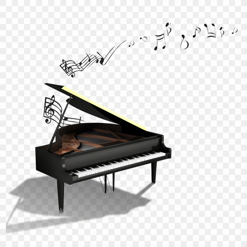 Piano Musical Note Download, PNG, 5000x5000px, Watercolor, Cartoon, Flower, Frame, Heart Download Free