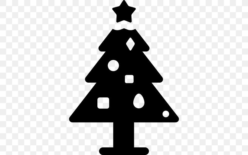 Christmas Tree Christmas Gift, PNG, 512x512px, Christmas Tree, Black And White, Christmas, Christmas And Holiday Season, Christmas Decoration Download Free