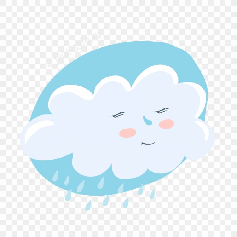 Rain Cloud Thunderstorm Weather, PNG, 850x850px, Rain, Aqua, Blue, Cartoon, Cloud Download Free