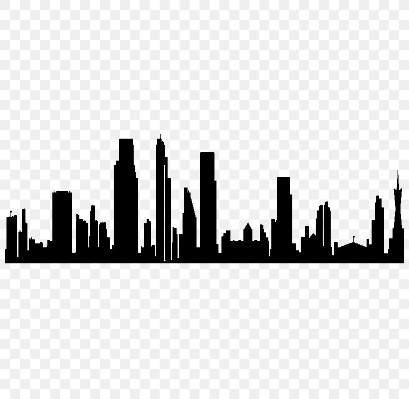 Skyline Silhouette City High-rise Building Photography, PNG, 800x800px, Skyline, Architecture, Black, Black And White, Building Download Free