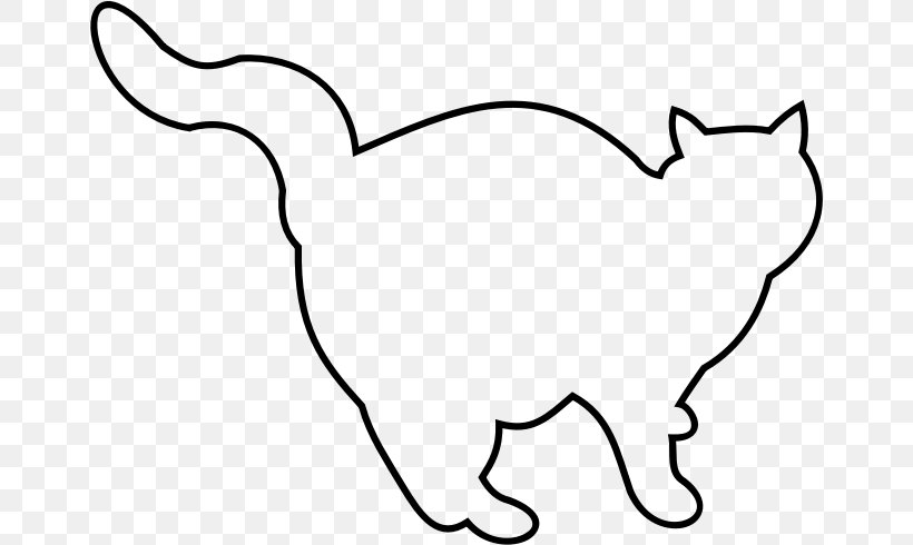 Black Cat Clip Art, PNG, 658x490px, Cat, Animal Figure, Beak, Black, Black And White Download Free