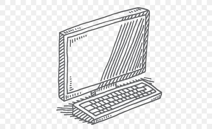 Computer Keyboard Computer Mouse Drawing Vector Graphics Computer Cases & Housings, PNG, 500x500px, Computer Keyboard, Area, Black And White, Cartoon, Computer Download Free