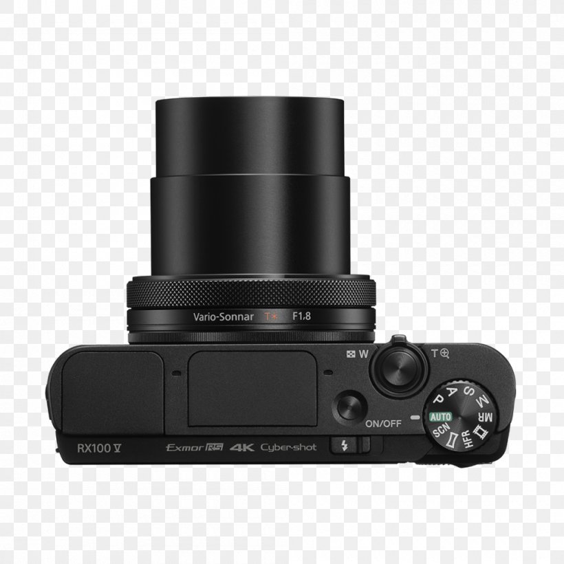 Digital SLR Sony Cyber-shot DSC-RX100 IV Point-and-shoot Camera, PNG, 1000x1000px, Digital Slr, Camera, Camera Accessory, Camera Lens, Cameras Optics Download Free