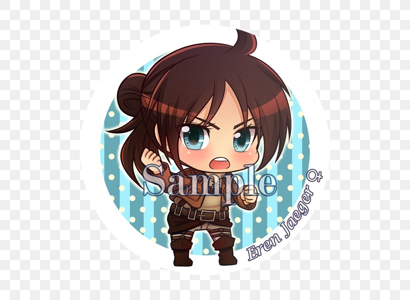 Eren Yeager Attack On Titan DeviantArt Illustration, PNG, 600x600px, Watercolor, Cartoon, Flower, Frame, Heart Download Free