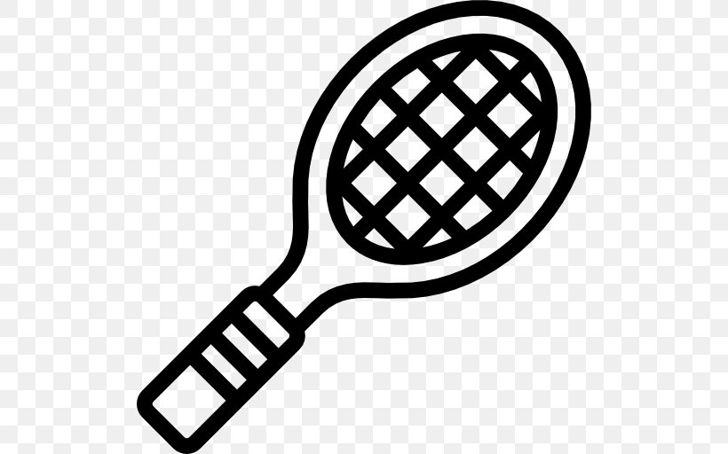 Racket Tennis Centre Rakieta Tenisowa, PNG, 512x512px, Racket, Badminton, Ball, Black And White, Paddle Tennis Download Free
