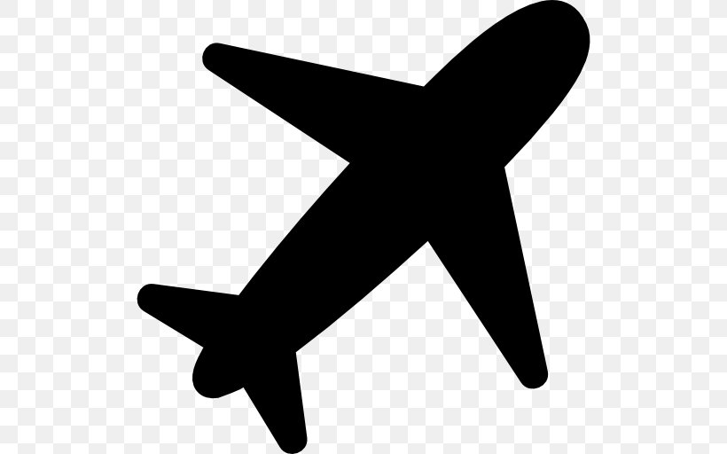 Airplane ICON A5, PNG, 512x512px, Airplane, Air Travel, Aircraft, Black And White, Icon A5 Download Free