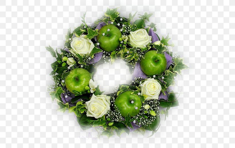 Floral Design Wreath Flower Bouquet Artificial Flower, PNG, 548x516px, Floral Design, Artificial Flower, Christmas Decoration, Cut Flowers, Decor Download Free