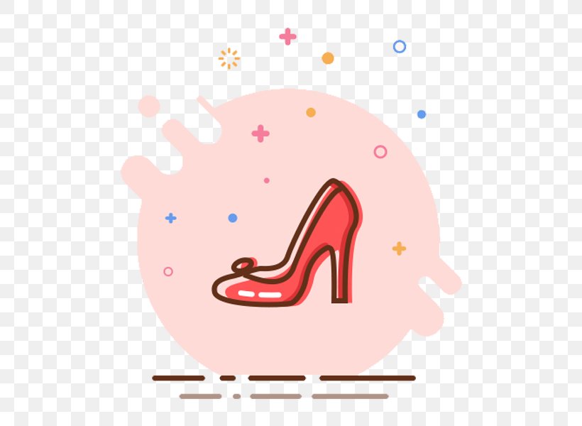 High-heeled Footwear Red Shoe Drawing, PNG, 600x600px, Watercolor, Cartoon, Flower, Frame, Heart Download Free
