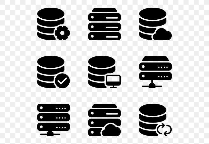 BASES DE DATOS, PNG, 600x564px, Computer Servers, Black And White, Brand, Computer Network, Database Download Free