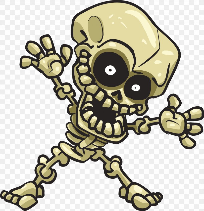 Cartoon Human Skeleton Clip Art, PNG, 2004x2077px, Cartoon, Bone, Fictional Character, Halloween, Human Behavior Download Free