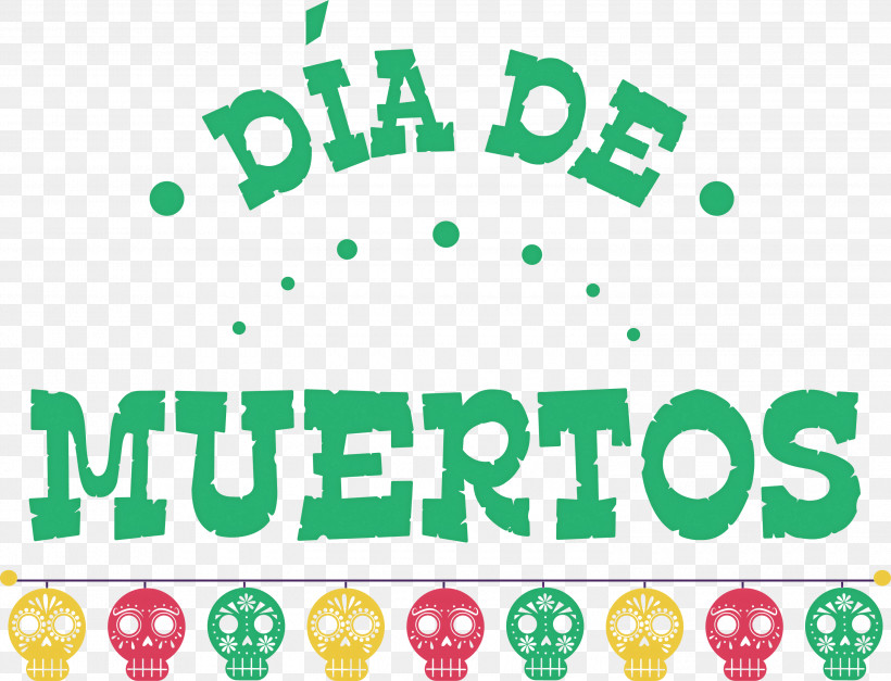 Day Of The Dead Dia De Muertos, PNG, 3000x2296px, Day Of The Dead, Behavior, D%c3%ada De Muertos, Green, Line Download Free