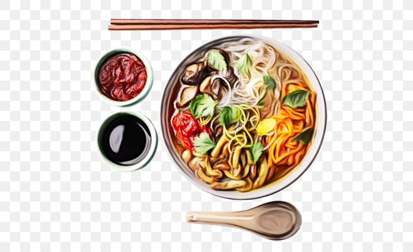 Lamian Yakisoba Chinese Noodles Chow Mein Lo Mein, PNG, 500x500px, Watercolor, Chinese Noodles, Chopsticks, Chow Mein, Fried Noodles Download Free