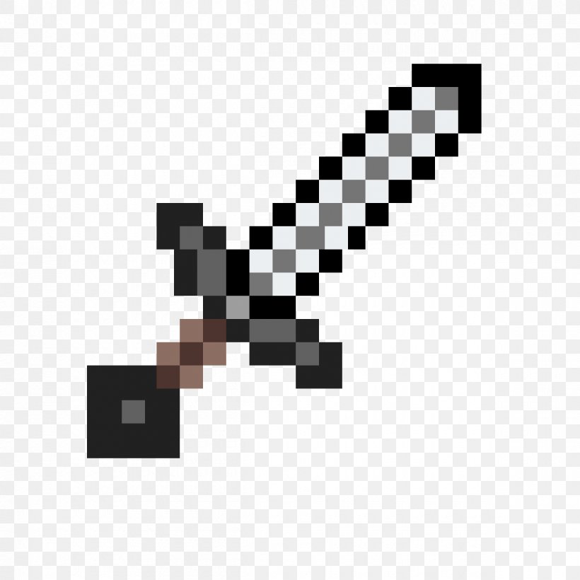 Minecraft: Pocket Edition Pixel Art Sword, PNG, 1200x1200px, Minecraft