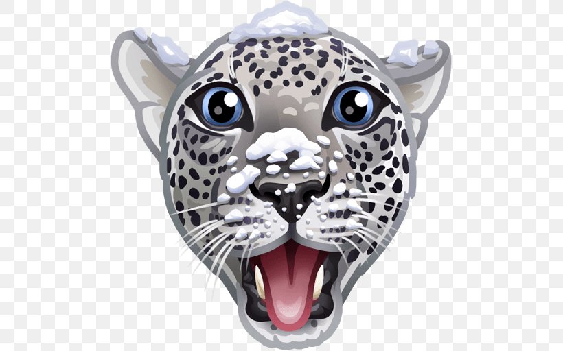 Snow Leopard Sticker Animal, PNG, 512x512px, Leopard, Animal, Big Cat, Big Cats, Carnivoran Download Free