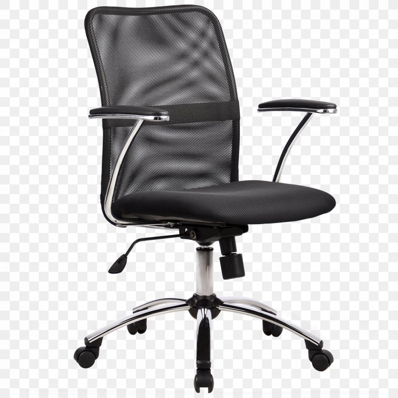 Office & Desk Chairs Swivel Chair Furniture, PNG, 1200x1200px, Office Desk Chairs, Armrest, Back Pain, Black, Chair Download Free