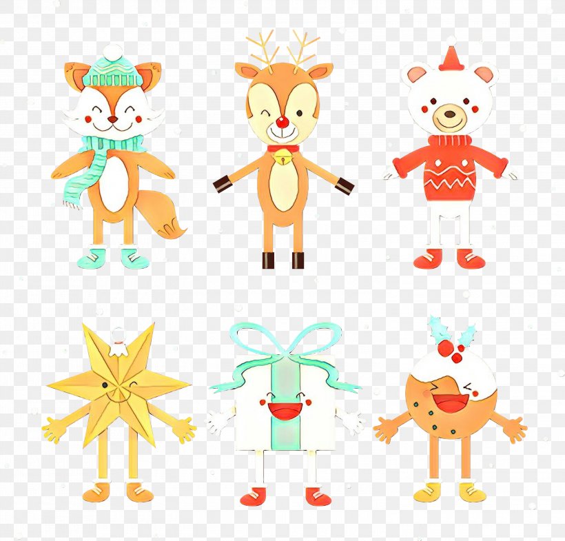Christmas Tree Star, PNG, 3000x2875px, Santa Claus, Animal Figure, Cartoon, Character, Christmas Day Download Free