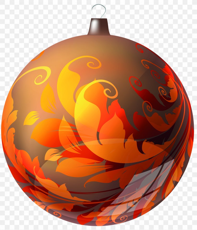 Christmas Ornament Pumpkin Sphere, PNG, 3376x3959px, Christmas Ornament, Christmas, Orange, Pumpkin, Sphere Download Free