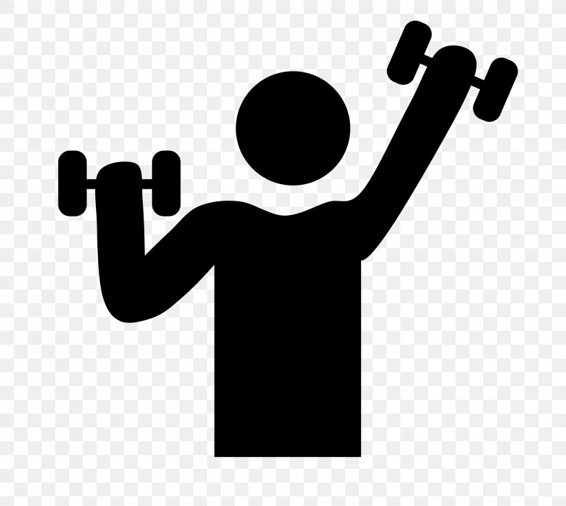 Exercise Physical Fitness Fitness Centre Dumbbell Weight Training, PNG, 2232x2000px, Exercise, Black, Black And White, Brand, Communication Download Free