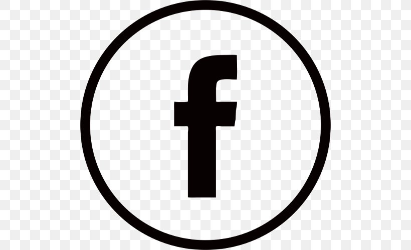 Facebook, Inc. Logo Social Media, PNG, 500x500px, Facebook, Area, Black And White, Blog, Facebook Inc Download Free