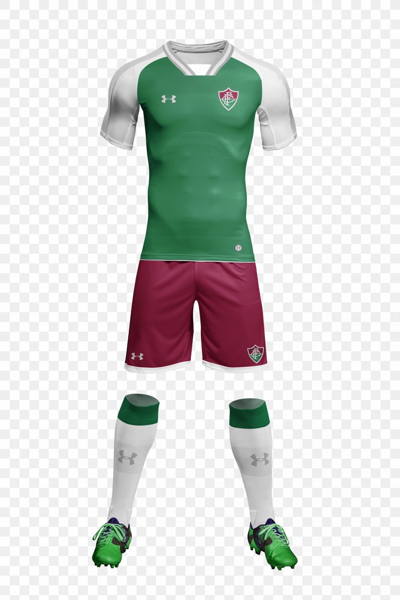 Fluminense FC T-shirt Uniform 2014 FIFA World Cup Under Armour, PNG, 1920x2880px, 2014 Fifa World Cup, Fluminense Fc, Clothing, Football, Green Download Free