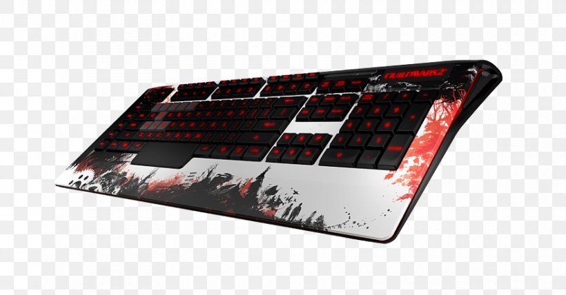 Guild Wars 2 Computer Keyboard Computer Mouse SteelSeries Mouse Mats, PNG, 880x460px, Guild Wars 2, Apex M500 Keyboard Adaptercable, Arenanet, Brand, Computer Keyboard Download Free