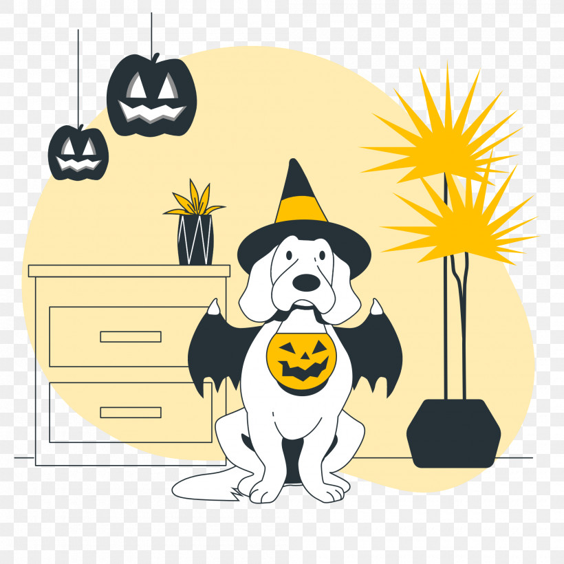 Halloween, PNG, 2000x2000px, Halloween, Biology, Cartoon, Dog, Meter Download Free