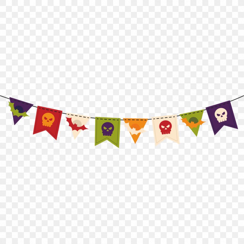 Halloween Flag Party, PNG, 1000x1000px, Watercolor, Cartoon, Flower, Frame, Heart Download Free
