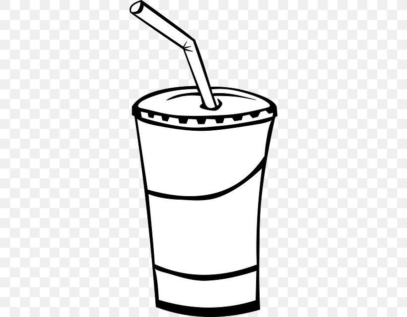 Fizzy Drinks Cocktail Non-alcoholic Drink Clip Art, PNG, 640x640px, Fizzy Drinks, Alcoholic Drink, Area, Black And White, Cocacola Download Free