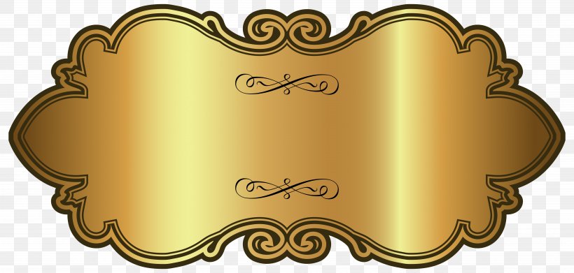 Paper Label Clip Art, PNG, 8104x3874px, Paper, Digital Image, Gold, Label, Material Download Free